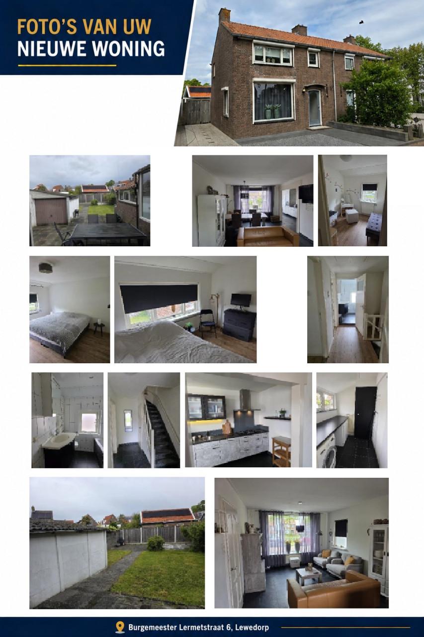 Te koop 2-onder-1-kap woning te Lewedorp