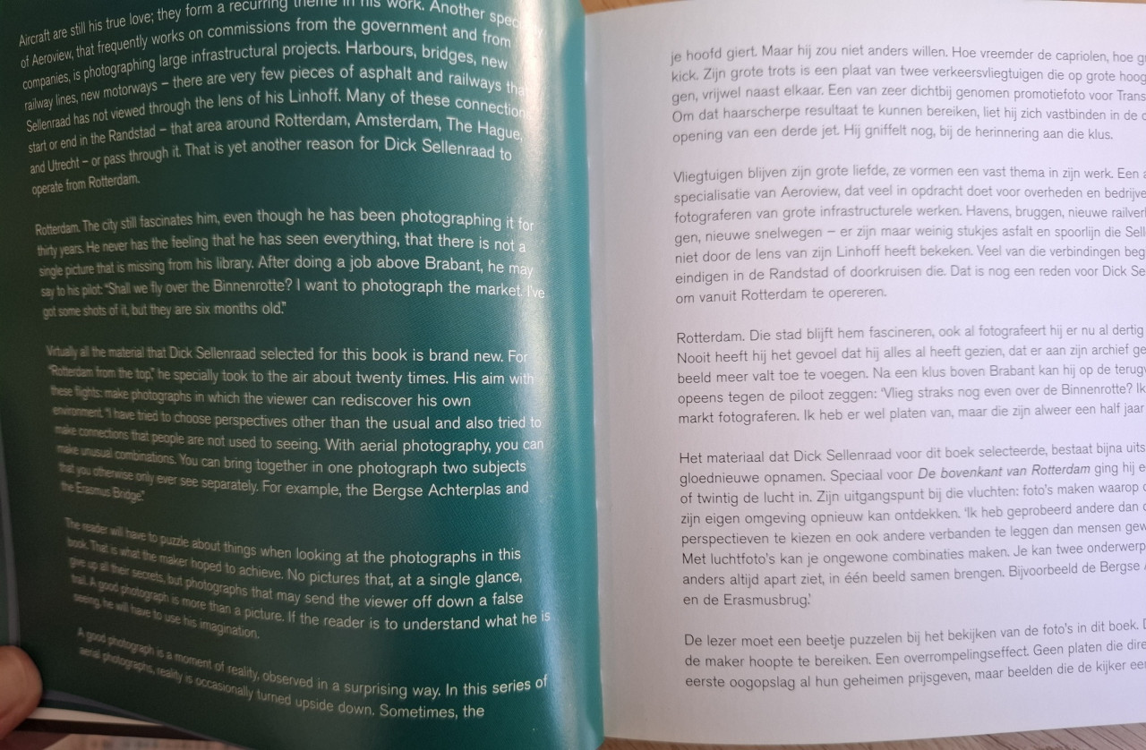 De bovenkant van Rotterdam, door Peter de Lange en Dick Sellenraad