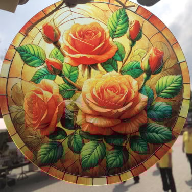 Raamhanger roos / rozen ( nieuw )