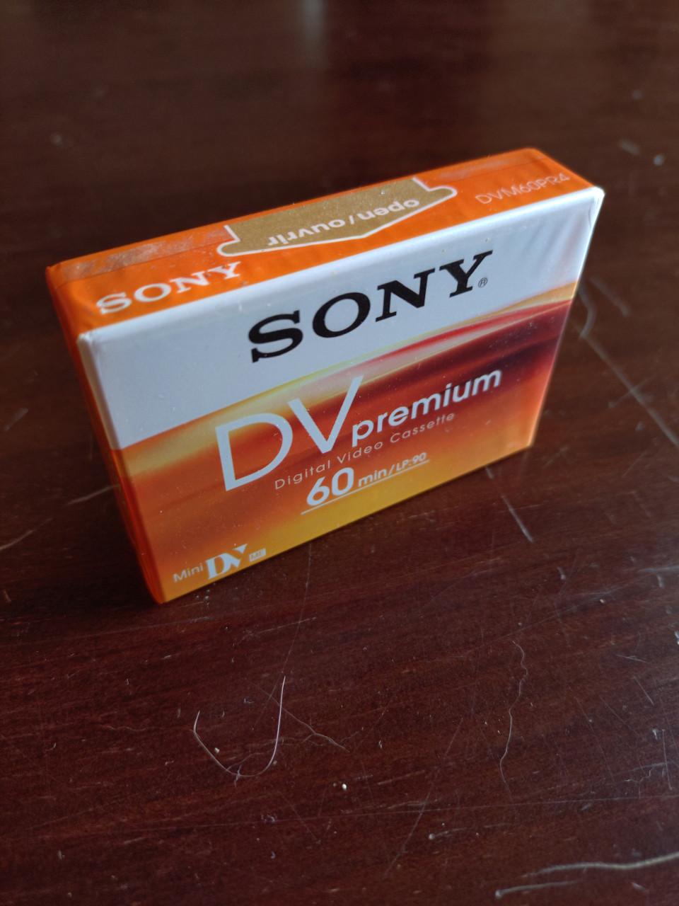 Sony MiniDV Cassette (nog FACTORY SEALED) Ongeopend