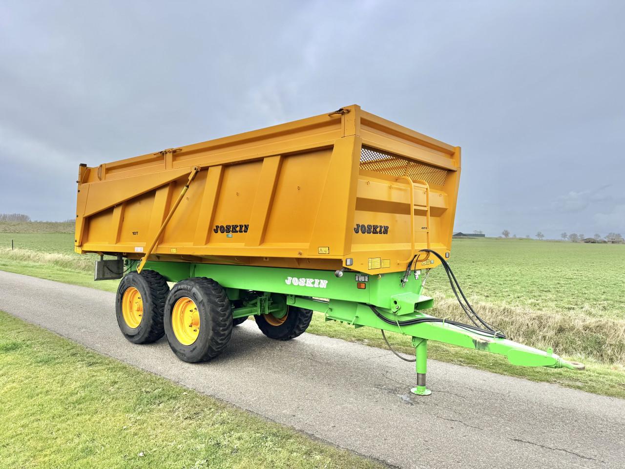 Joskin 10 tons landbouwkipper Bak inhoud: 13,54 m3