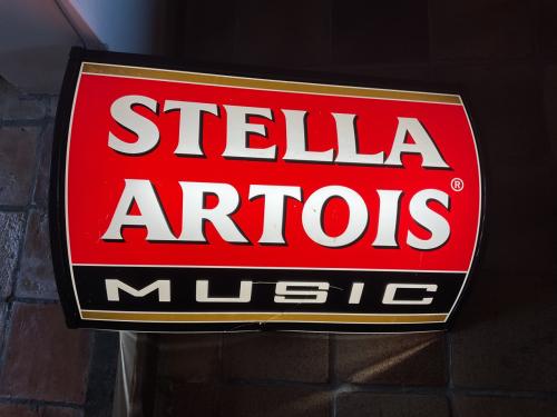 Stella Artois Music lichtreclamebord