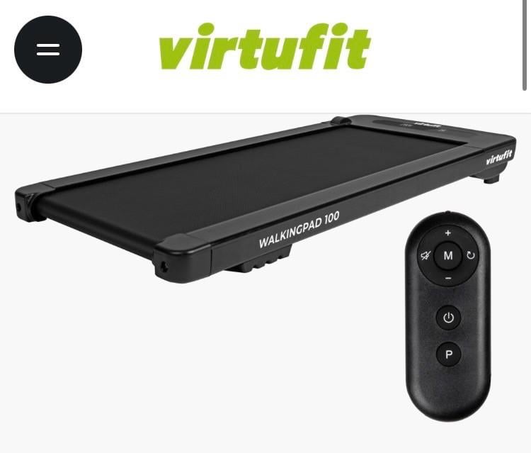 Virtufit walkingpad 100 loopban zgan fitness afvallen conditie