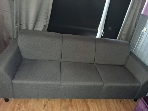 3 persoons bank met poef kleur antraciet