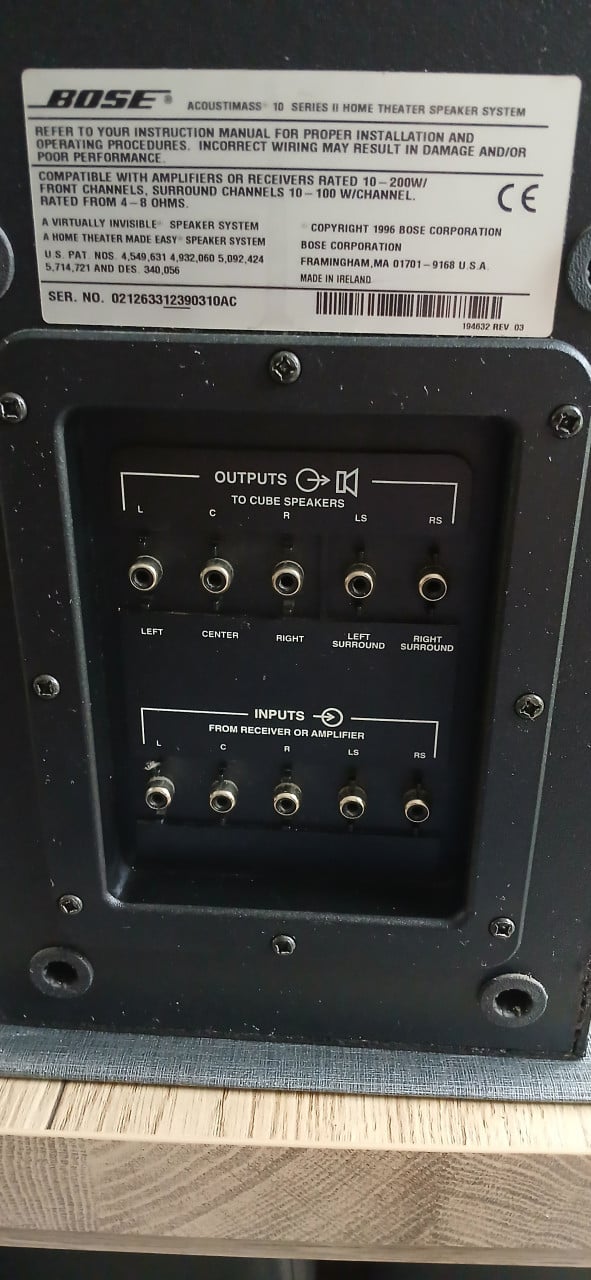 BOSE Acoustimass 10 serie II