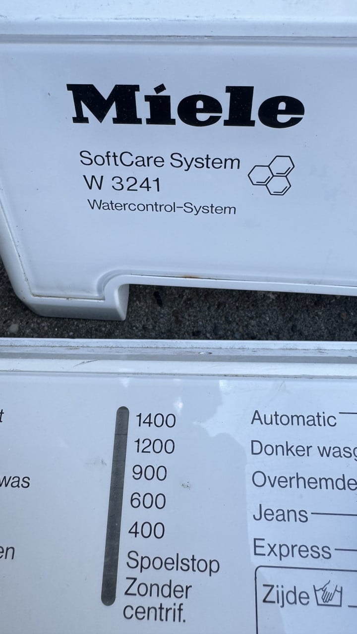 Miele wasmachine onderdellen