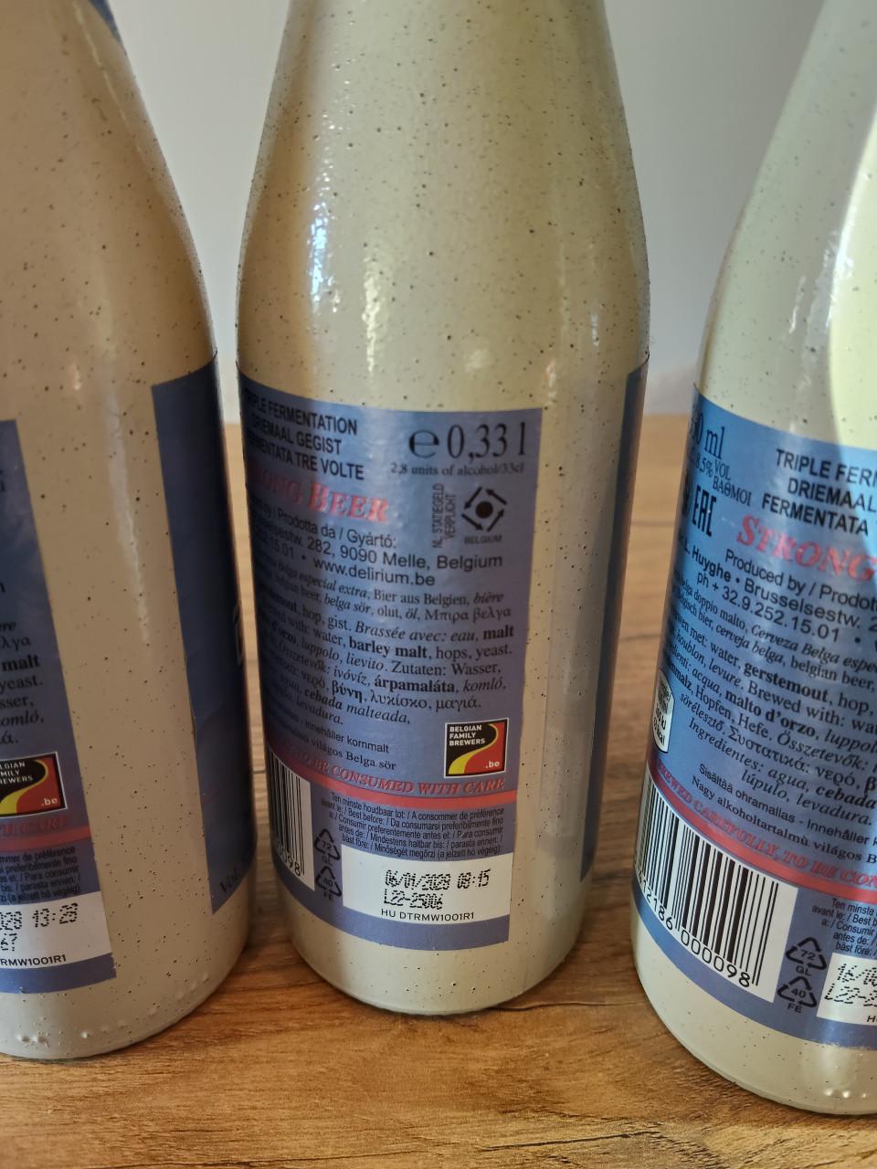 10 flesjes Delirium Tremens strong blond speciaalbier