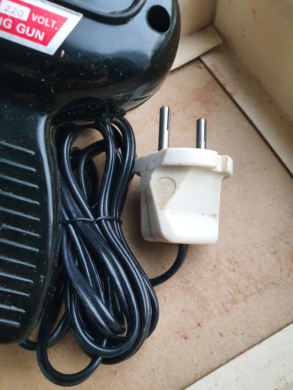 Prima werkende vintage Soldeerrevolver van het merk Libra...