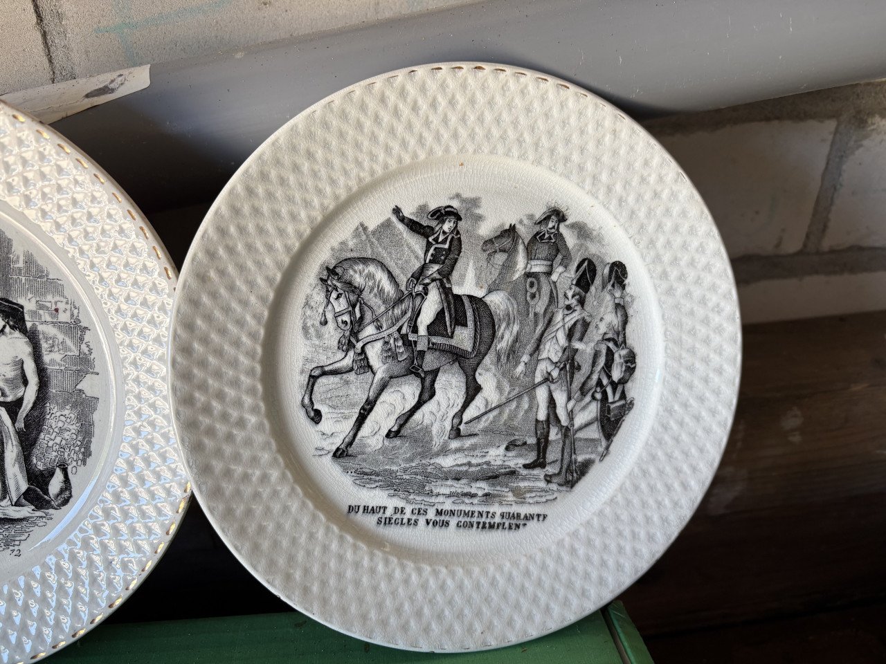 Napoleon Bonaparte Bordjes van Maastrichts ceramiek
