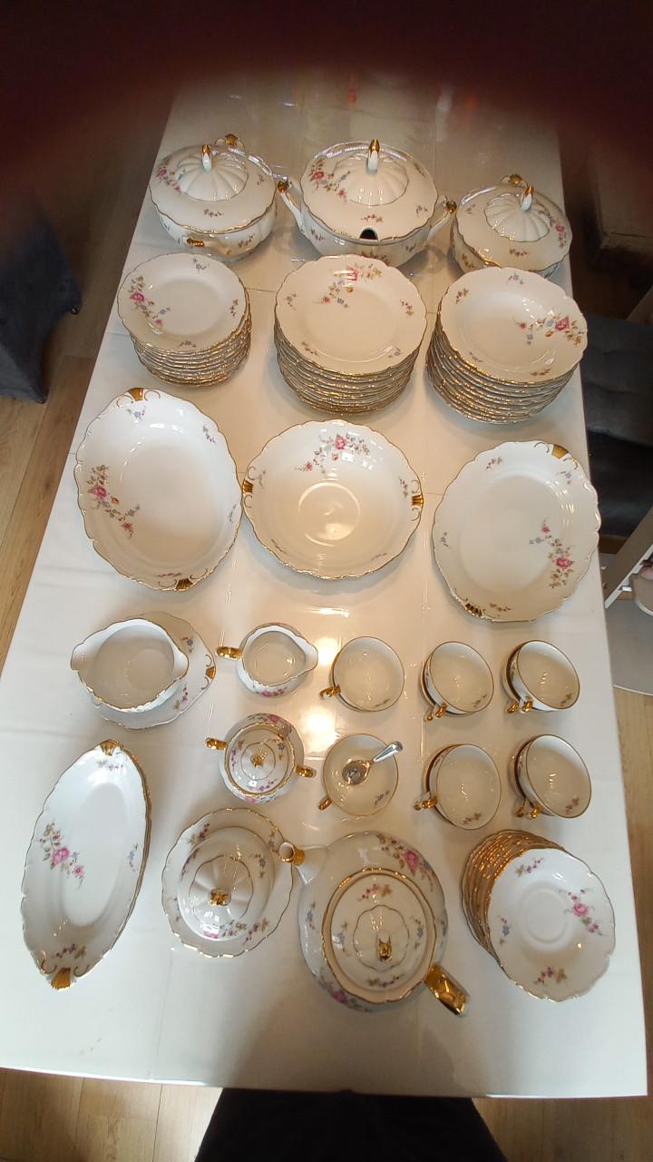 70-delig vintage servies