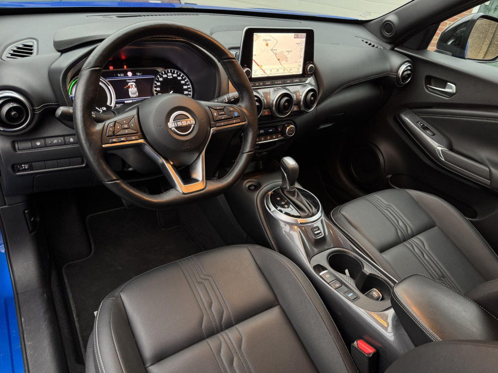 Nissan Juke 1.6 hybrid tekna sound + cold pack | leder | stuur- + stoelverw