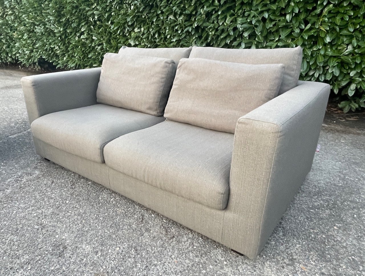 GRATIS LEVERING HEEL NL Taupe VIP 2x 2,5zits Stoffen Bankstel