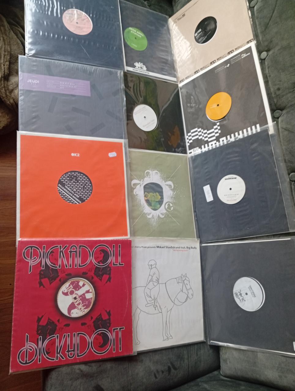 28 stuks electronic / house music 12" vinyl