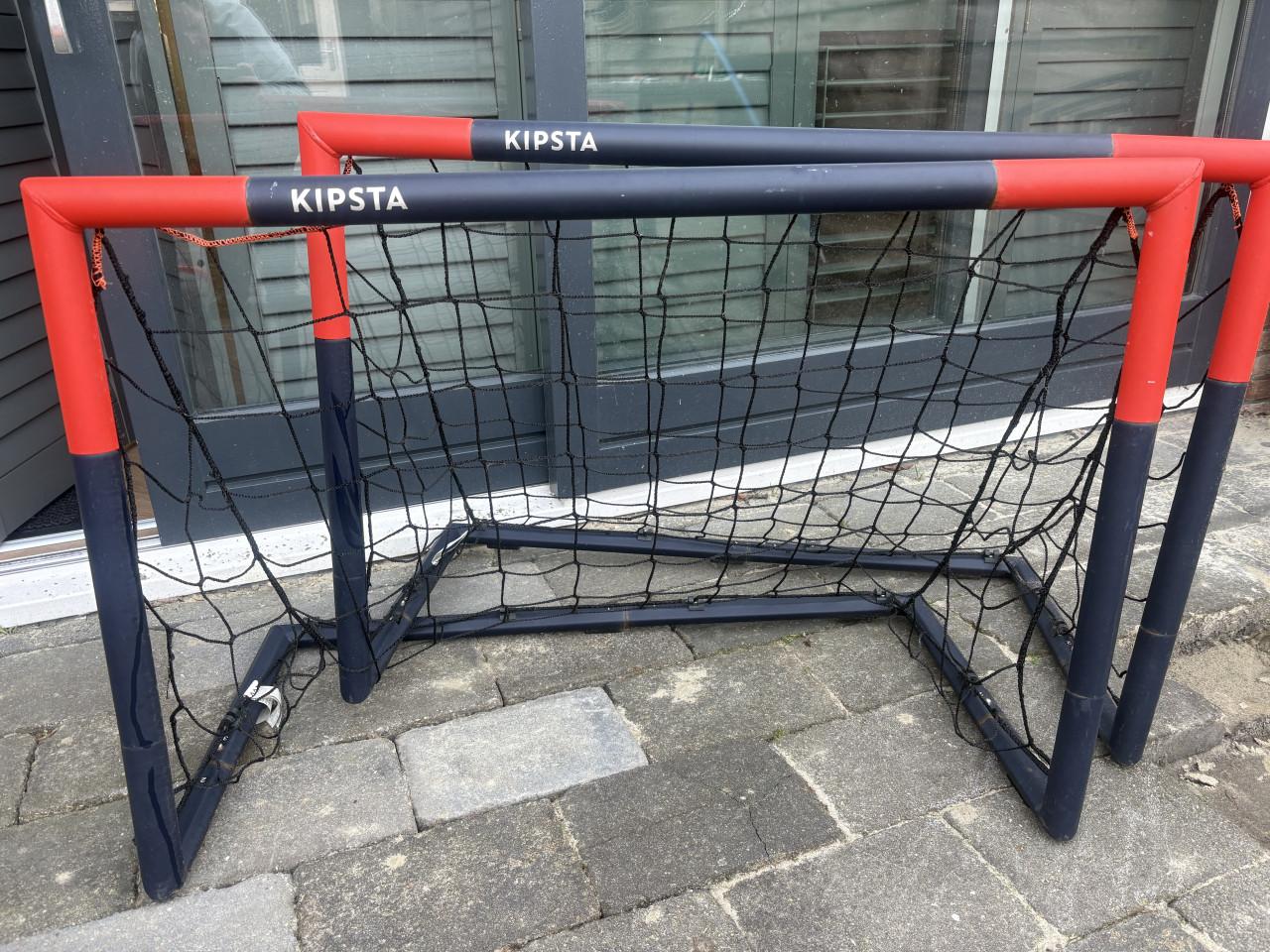 Kipsta voetbal doeltjes van de Decathlon.