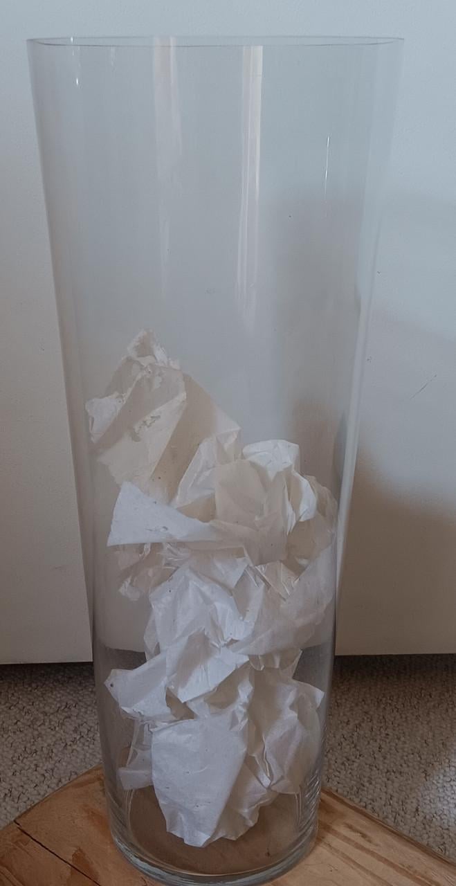 GROTE GLAZEN BLOEMENVAAS