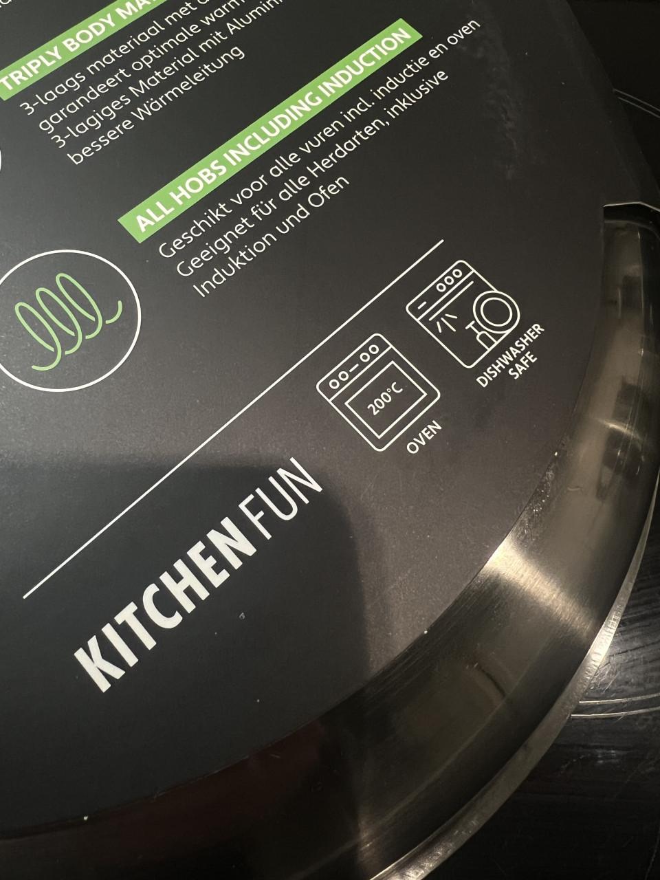 Nieuwe Set KitchenFun Hexa hybrid ns Koekenpan Ø 28CM – en Ø 24 CM.