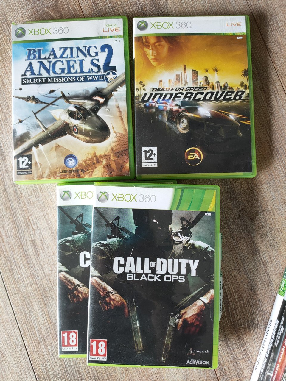 Xbox games, GTA 5, Call of Duty etc.