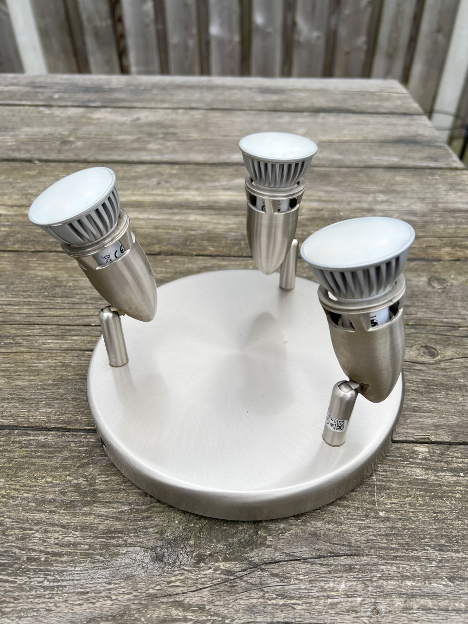 Rvs plafondlamp