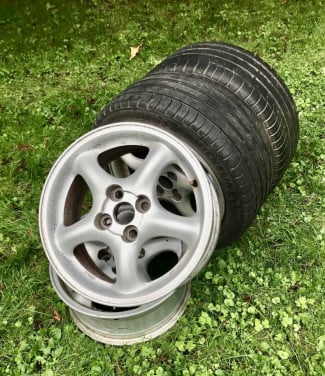 Set lichtmetalen velgen voor Mazda MX5 NA of NB