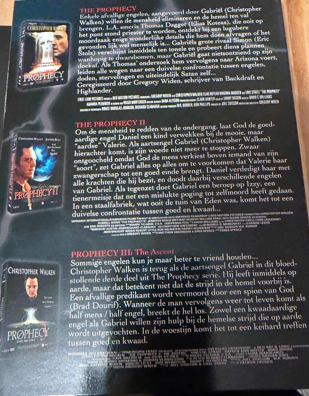 Complete dvd box 1-5 Prophecy