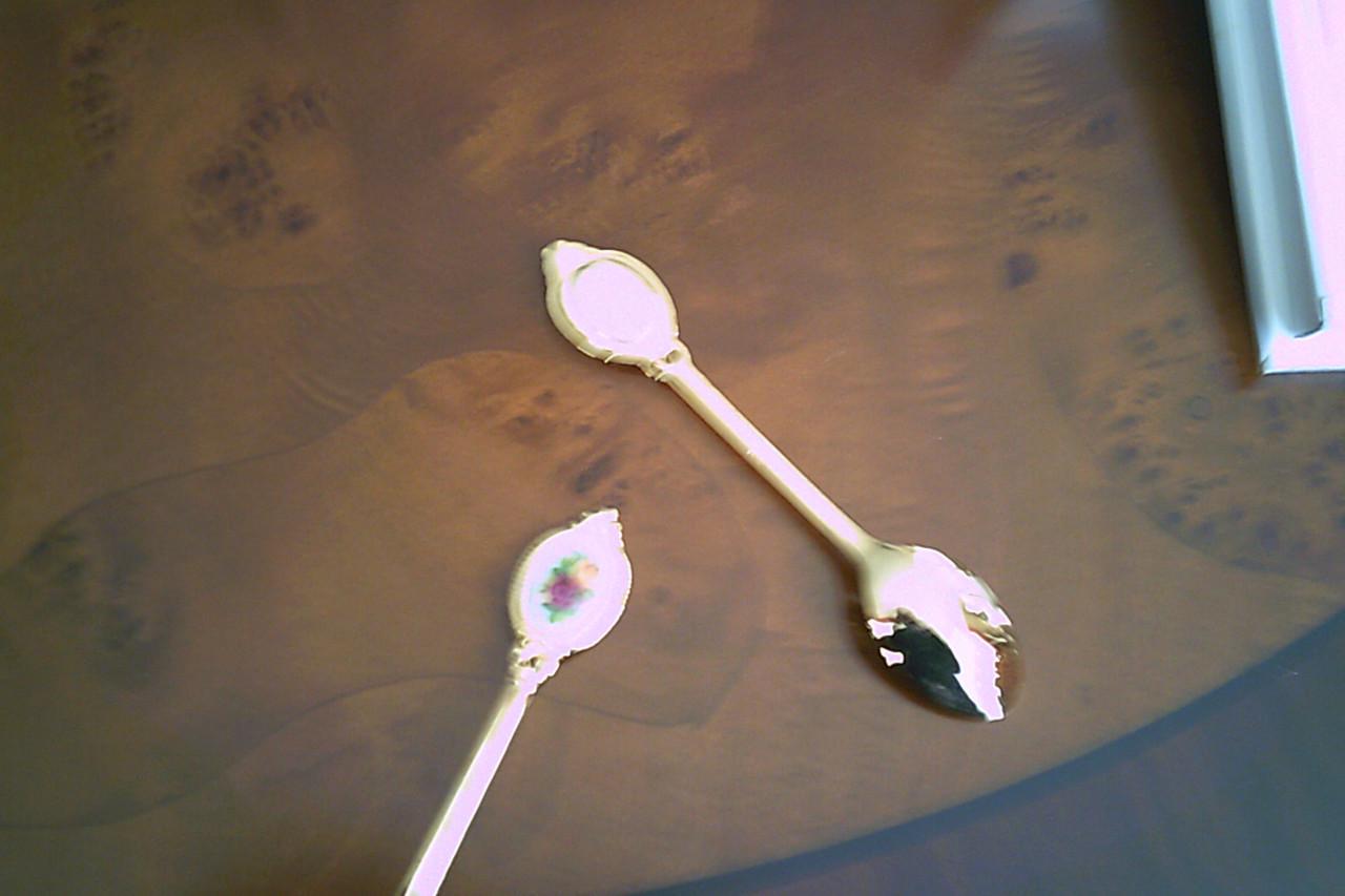 ROYAL ALBERT porselein - old country roses lepeltjes