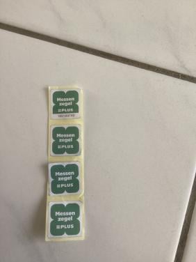 4 Plus messenzegels