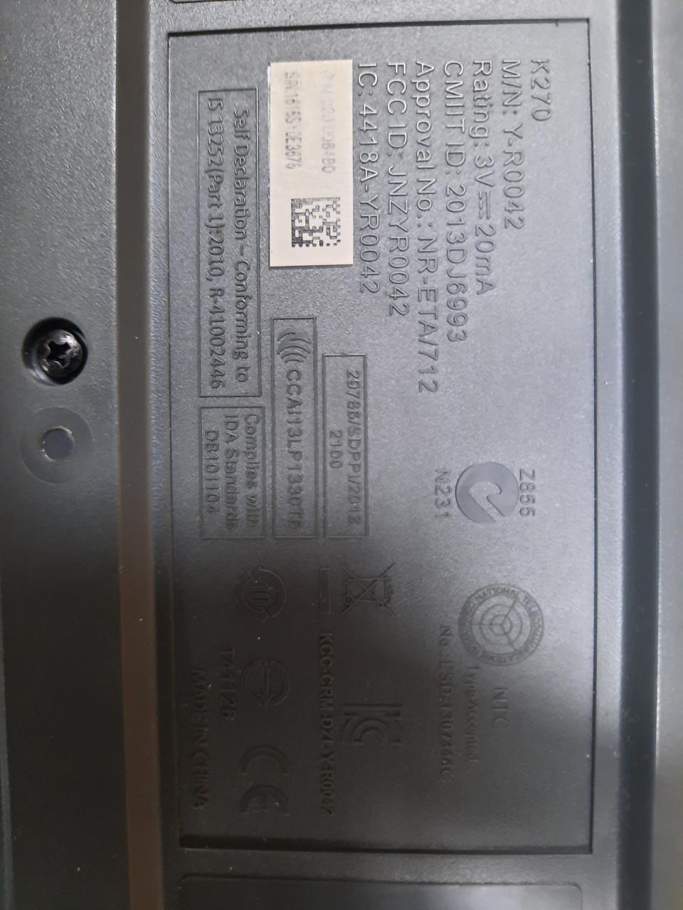 Draadloze toetsenbord Logitech