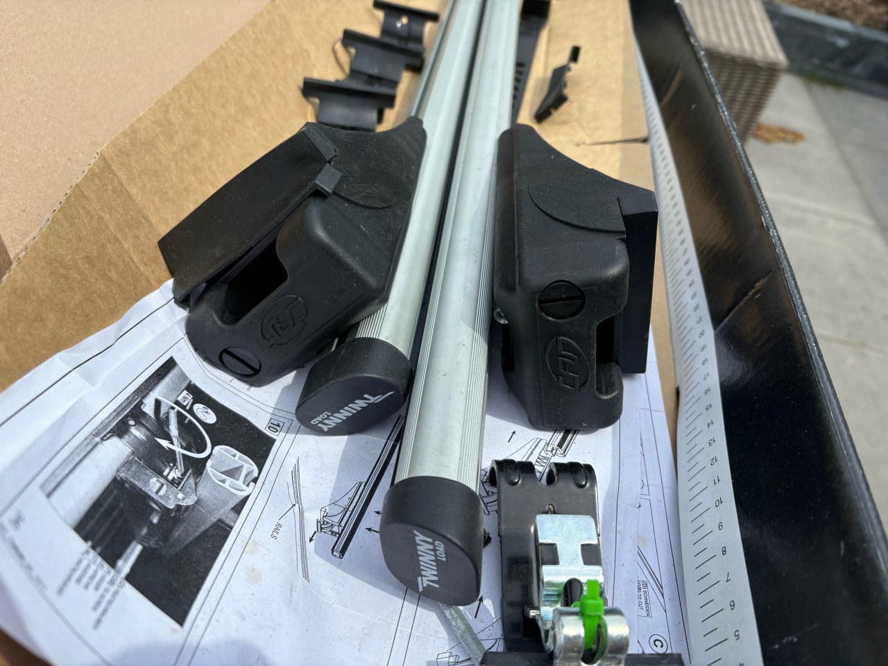 Thule pasific dakkoffer en dakdragers voor vw tiguan