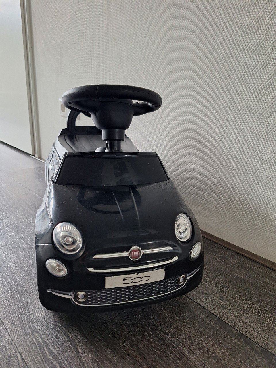Fiat 500 loopauto zwart
