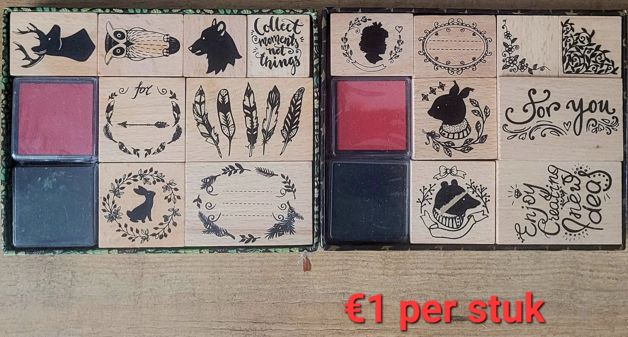Stencils / Sjabloon, stempels Vanaf € 0,50