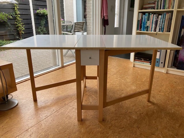 Opklapbare tafel