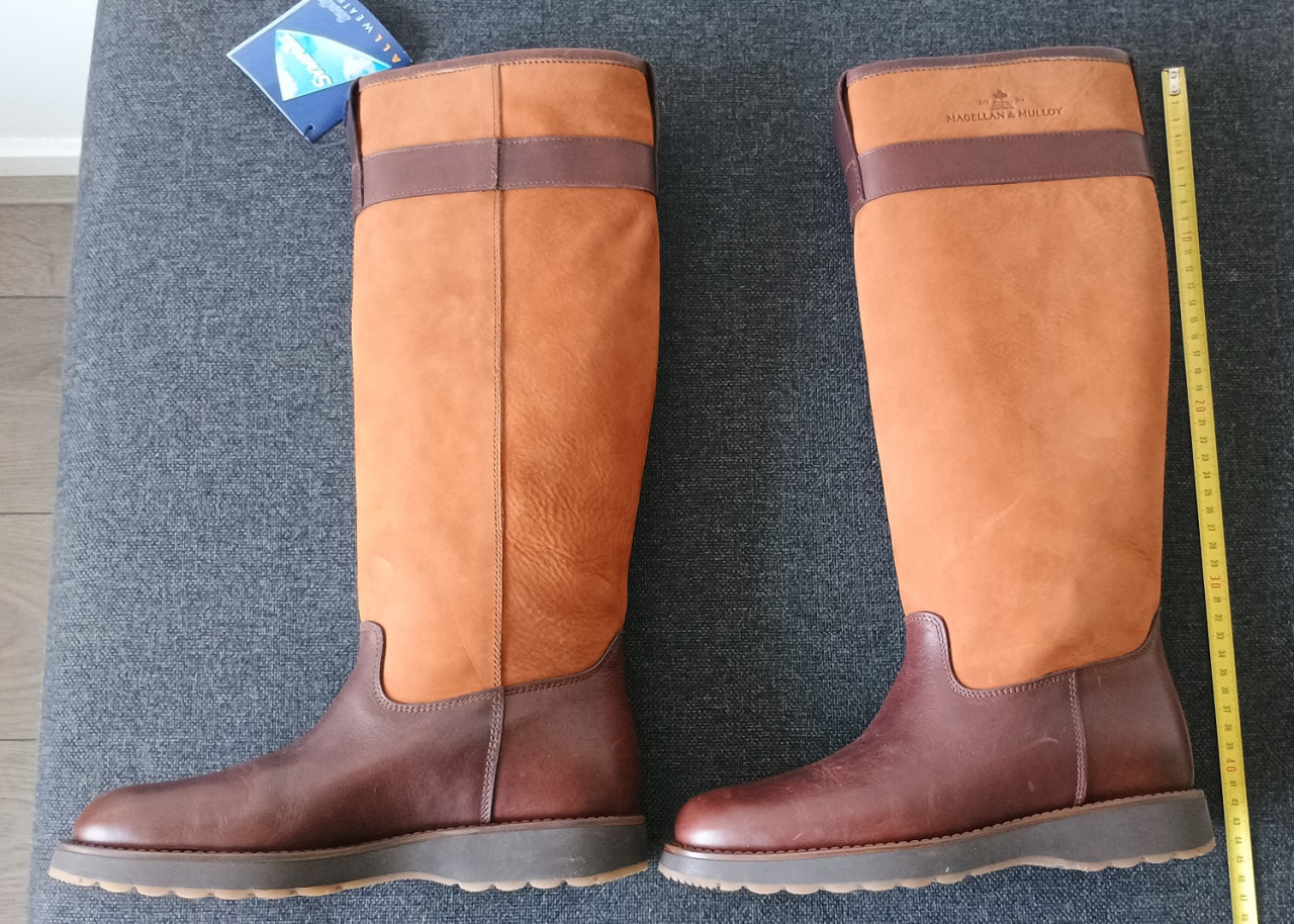 NIEUWE exclusieve LEREN engelse all-weather boots maat 39