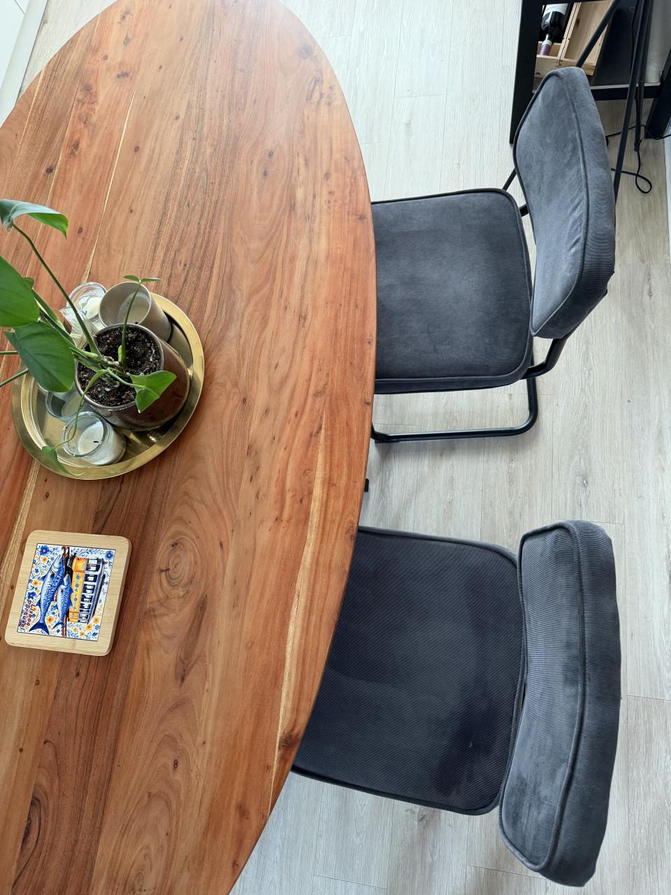Eettafel 210x100 cm incl. 4 stoelen – Zitmaxx Wonen uit 2023