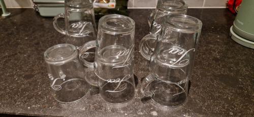 Thee glazen 9 stuks