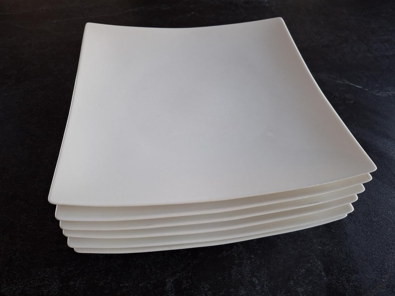 Set witte vierkante borden