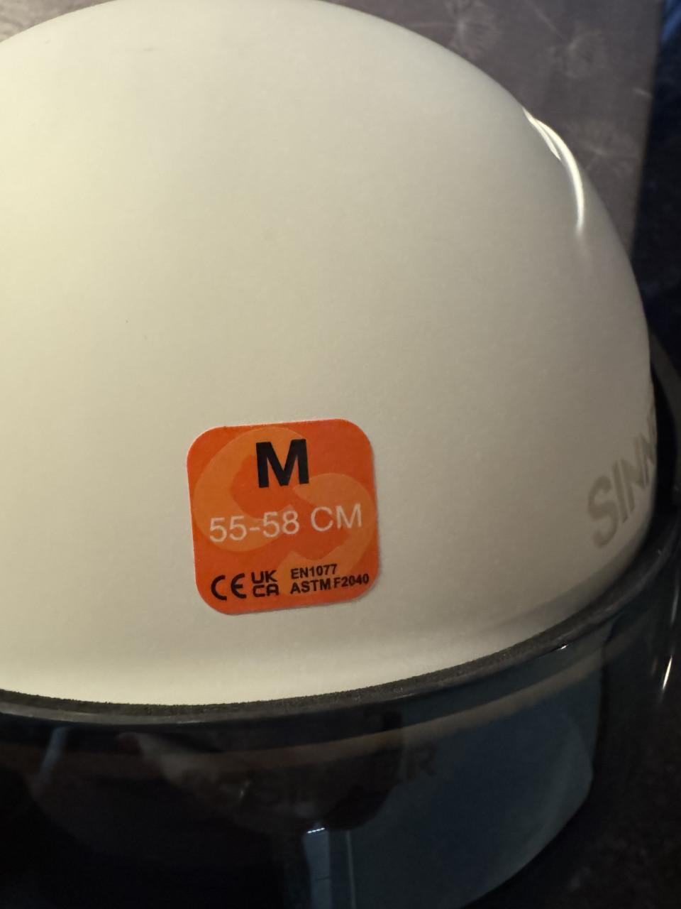 Skihelm maat m 55-58 cm