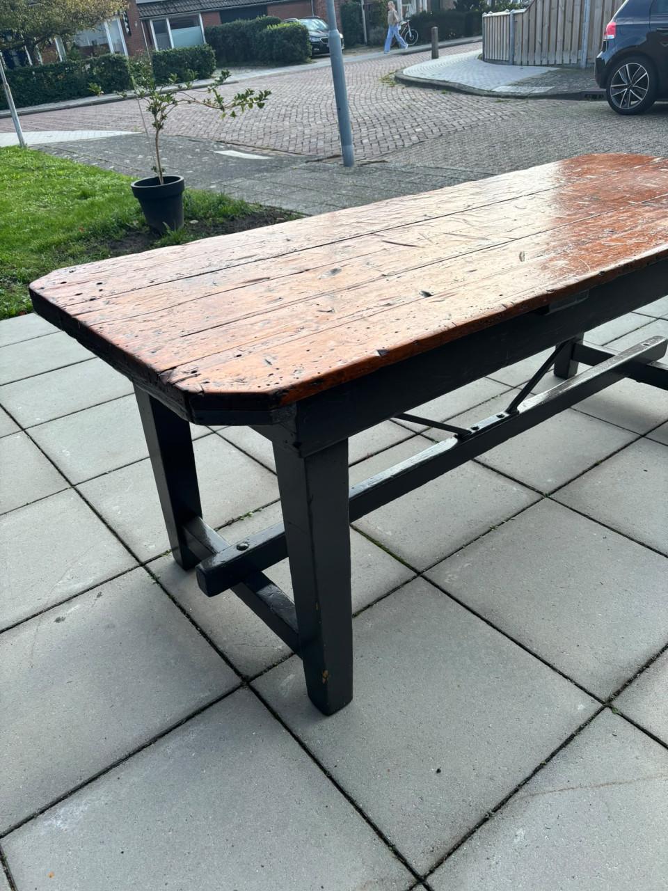 Antieke massieve boerentafel