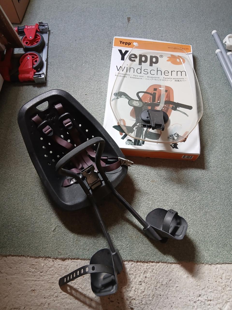 Fietsstoeltje met windscherm van Yepp