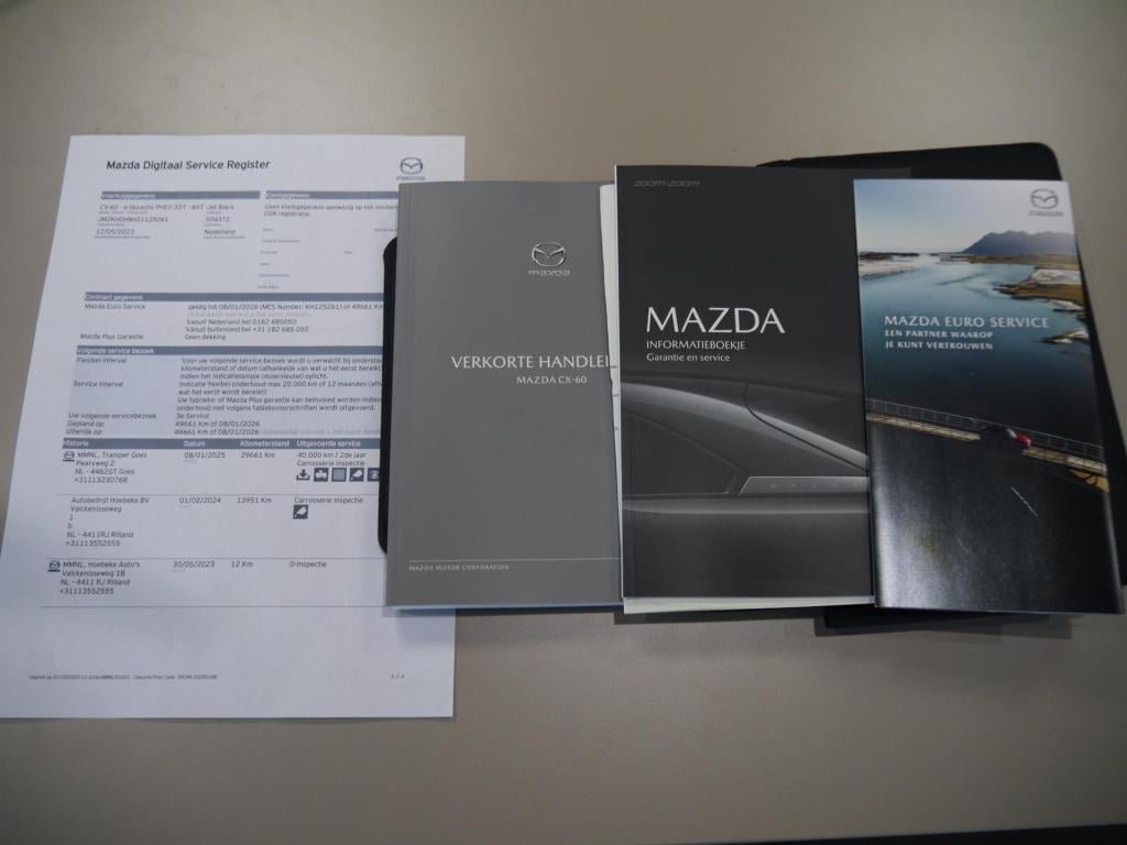 Mazda Cx-60 2.5 e-skyactiv phev homura|327 pk|trekhaak|rijklaar
