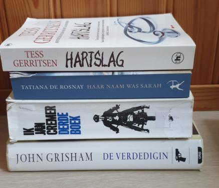 Boeken 4 stuks -  Ik Jan Cremer, T. Rosnay, Tess Gerritsen, John Grisham