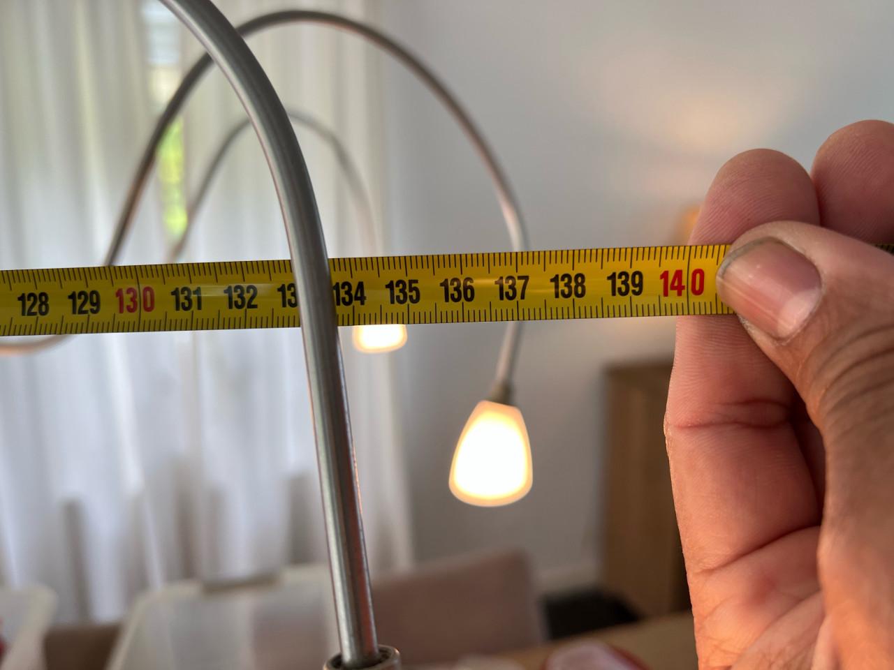 Design Hanglamp Metaal met 10 Lichtpunten