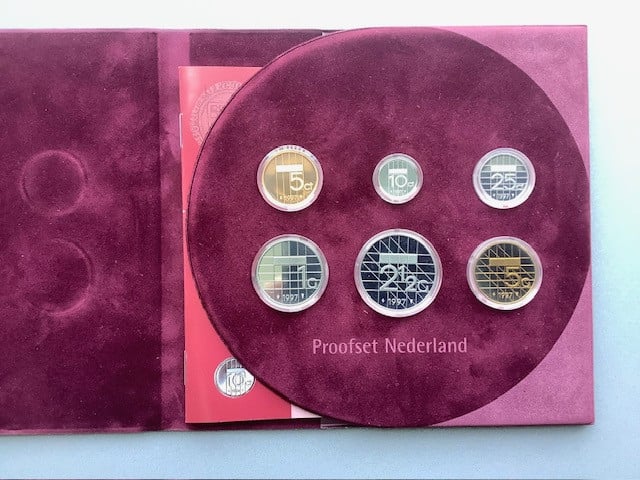 Nederland, Proofsets 1996 t/m 2001 in cassette.