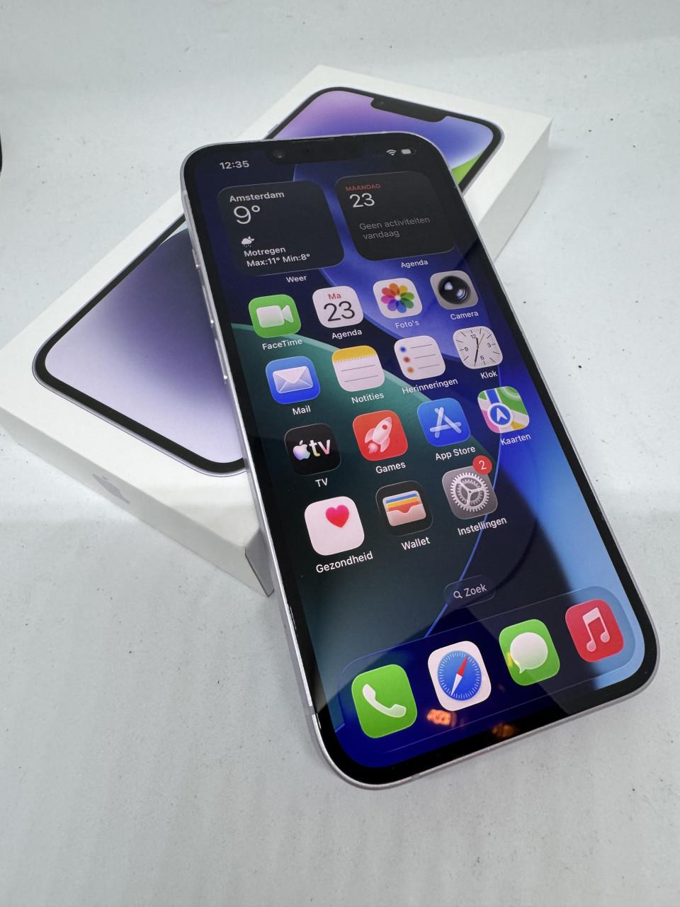 IPhone 14 paars 128GB