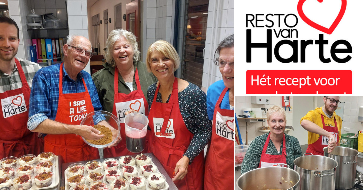 Resto VanHarte zoekt vrijwillig keukenpersoneel en gastvrouwen/heren