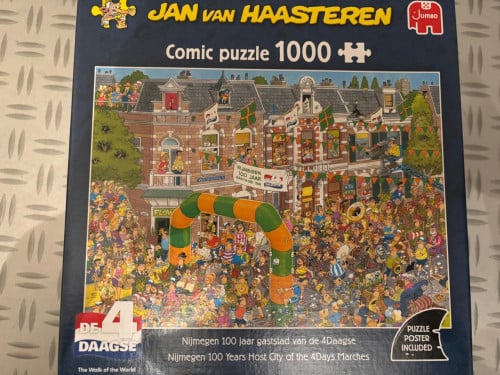 Jan van Haasteren "100 jaar gaststad Nijmegen 4 daagse"