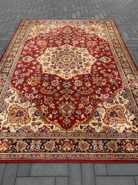 ❣️Super Leuk Kleurrijk Vintage Vloerkleed❣️Zuiver Scheerwol❣️