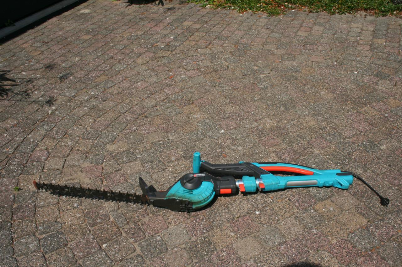 Elektrische telescopische heggenschaar