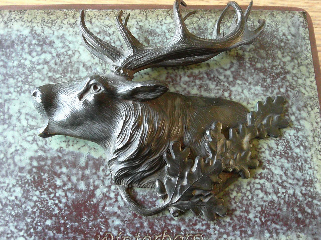 JAGERSDOOSJE MET BURLEND HERT,JAREN '30