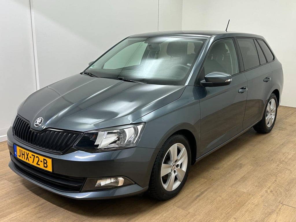 Skoda Fabia occasion | grijs | tweedehands skoda fabia | airco | stoelverwa