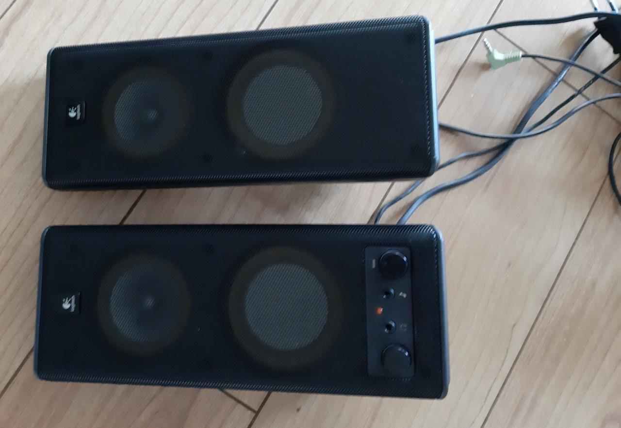 Monitor LG 24 inch + Logitech PC speakers